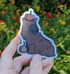 (Fall Exclusive!!) Capybara with Pumpkins Sticker