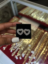 Image 1 of Cupid Heart Studs