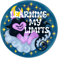 Image 4 of ✦ Learning My Limits ✦ Button Pin ✦