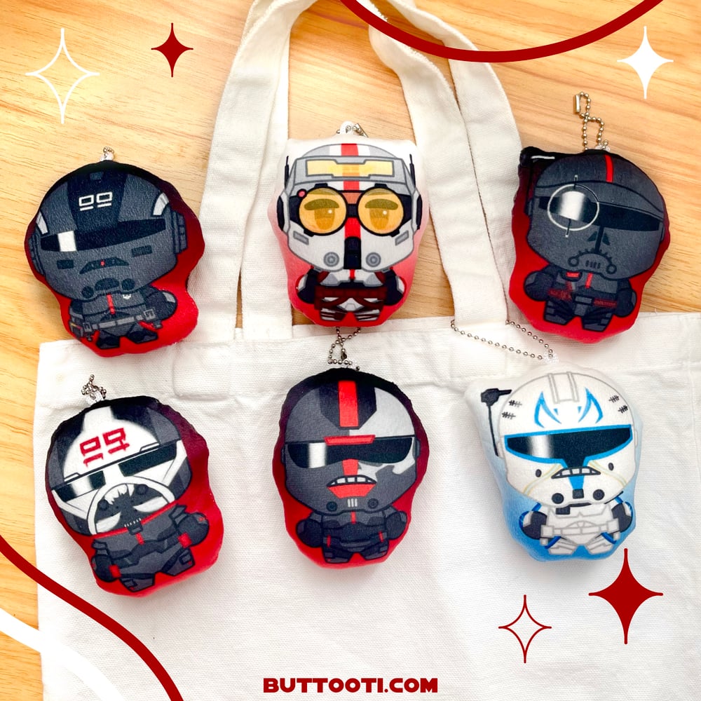 [PREORDER / IN STOCK] ☆ Star Wars Squeaky Plush Keychains ☆