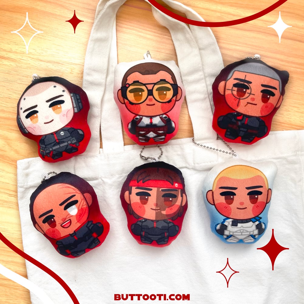 [PREORDER / IN STOCK] ☆ Star Wars Squeaky Plush Keychains ☆