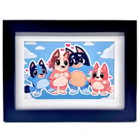 Bluey Family Print