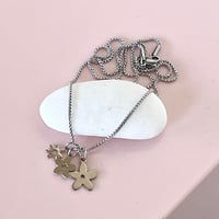 Image 2 of Three Flower Stainless Steel Chain