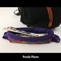 Image 1 of Pencil Pouch - Puzzle Pieces