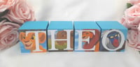 Image 10 of Lion King Inspired Wood Name Blocks, lion king centrepiece, lion king room decor