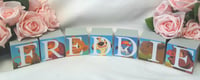 Image 12 of Lion King Inspired Wood Name Blocks, lion king centrepiece, lion king room decor