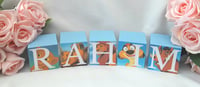 Image 14 of Lion King Inspired Wood Name Blocks, lion king centrepiece, lion king room decor