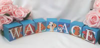 Image 16 of Lion King Inspired Wood Name Blocks, lion king centrepiece, lion king room decor