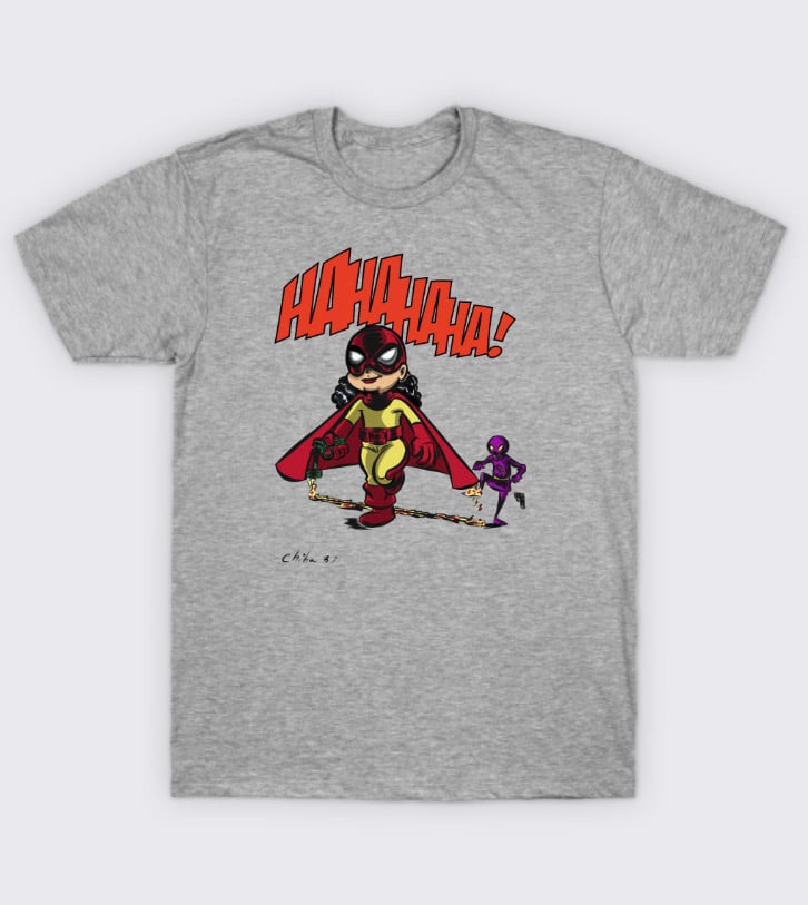 Image of "THIS GIRL IS ON FIRE" CLASSICALLY STYLED 100% COTTON T-SHIRT 