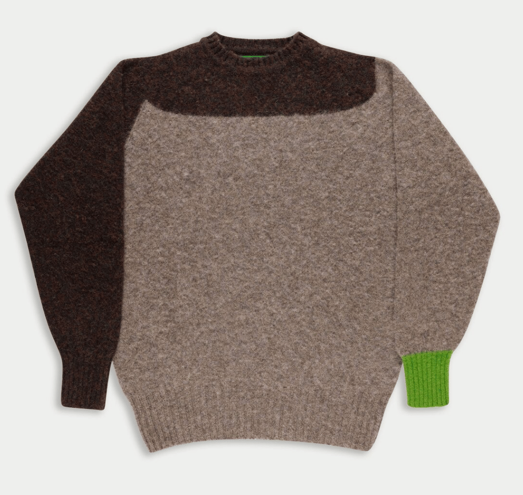 Image of La Fetiche Color Blocked Shetland Sweater (Unisex)