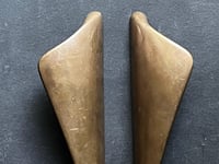 Image 5 of Pair of Long Bronze Door Handles, 20th Century