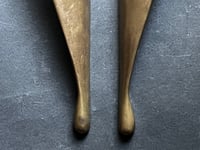 Image 6 of Pair of Long Bronze Door Handles, 20th Century