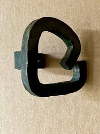 Image 4 of Hammered Bronze Door Handle