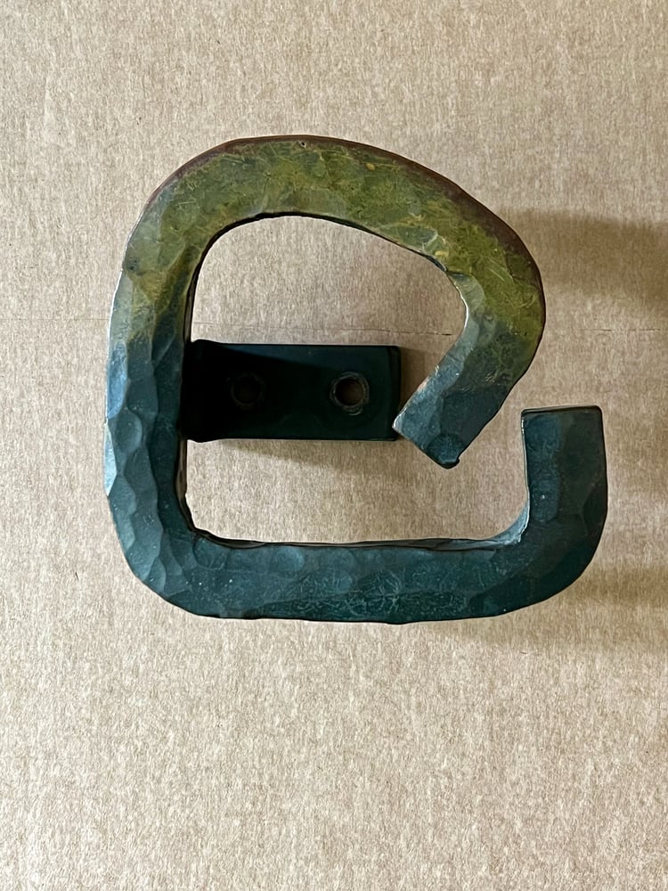 Image of Hammered Bronze Door Handle