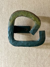Image 3 of Hammered Bronze Door Handle
