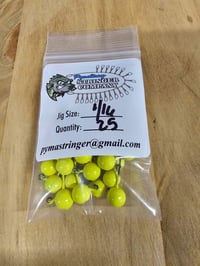 Image 1 of 1/16 oz. Round ball jig in a 25 pk