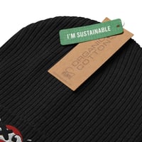 Image 5 of Organic ribbed POOKIE beanie