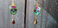 Image 2 of Sugar Skull Earrings