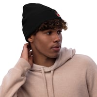 Image 2 of POOKIE Ribbed knit beanie