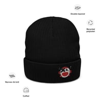 Image 5 of POOKIE Ribbed knit beanie