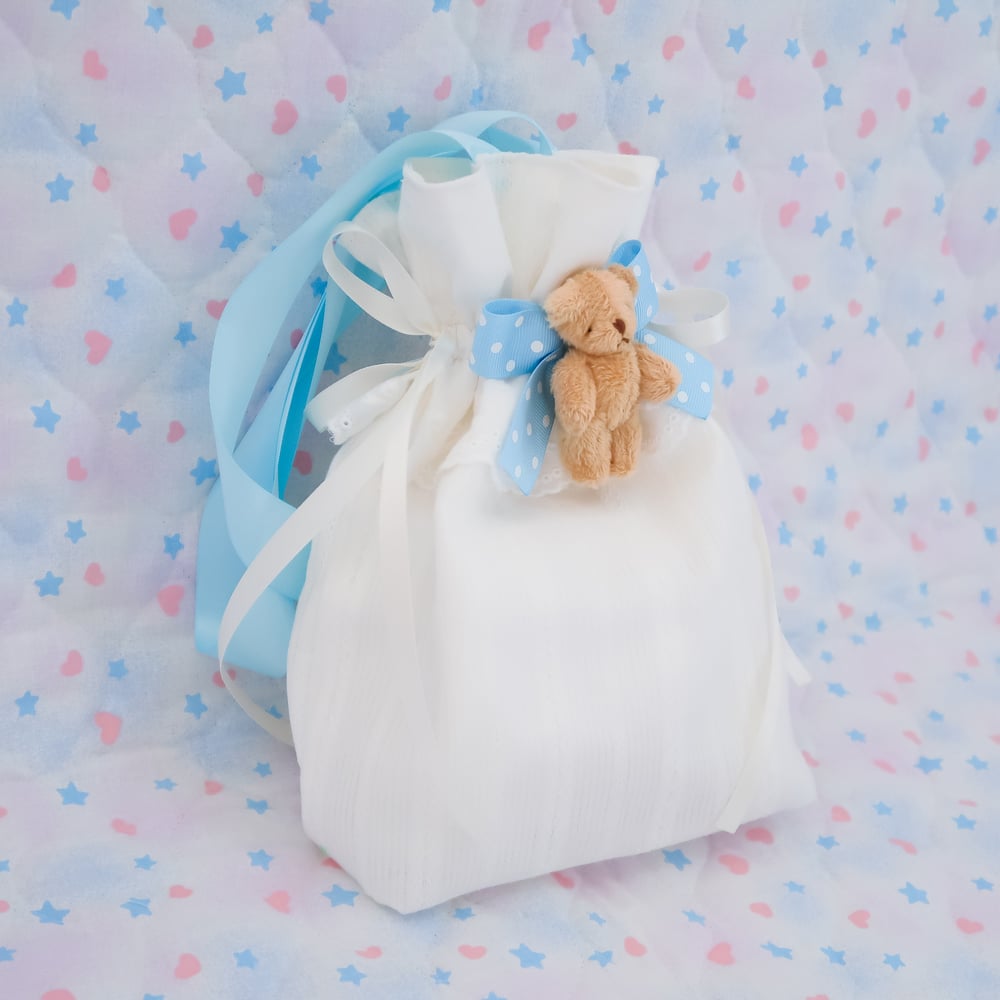 Teddy Bear Drawstring Bag
