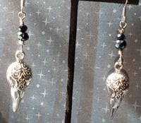 Image 1 of Bird Skull Earrings