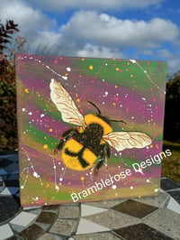 Save the bee ~ Original acrylic on canvas 