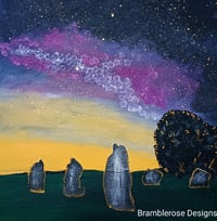 Avebury ~ Original acrylic on canvas 