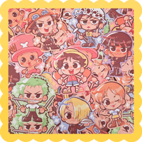 Image 1 of one piece candy stickers ✨ matte vinyl sticker