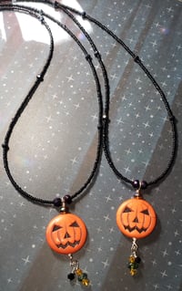 Image 1 of Jack-o-lantern Necklace
