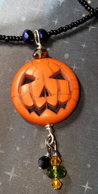 Image 3 of Jack-o-lantern Necklace