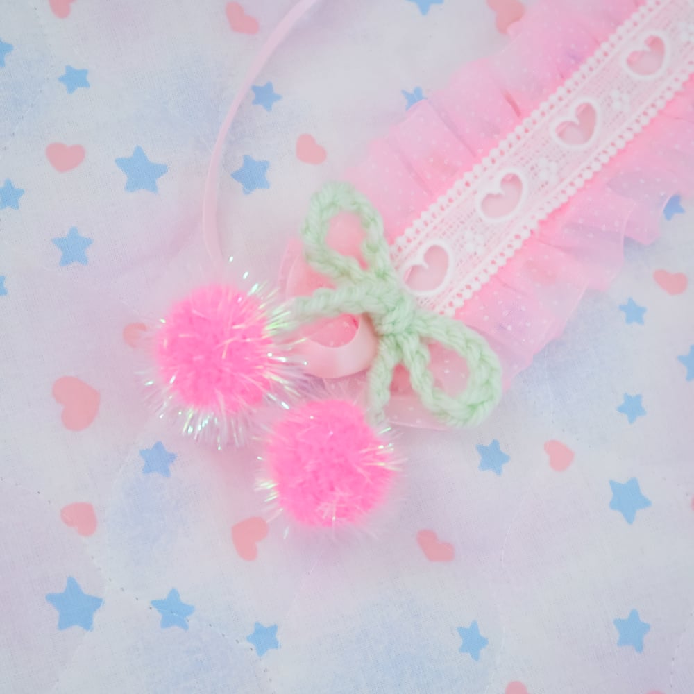 Cherry Headdress: Pink