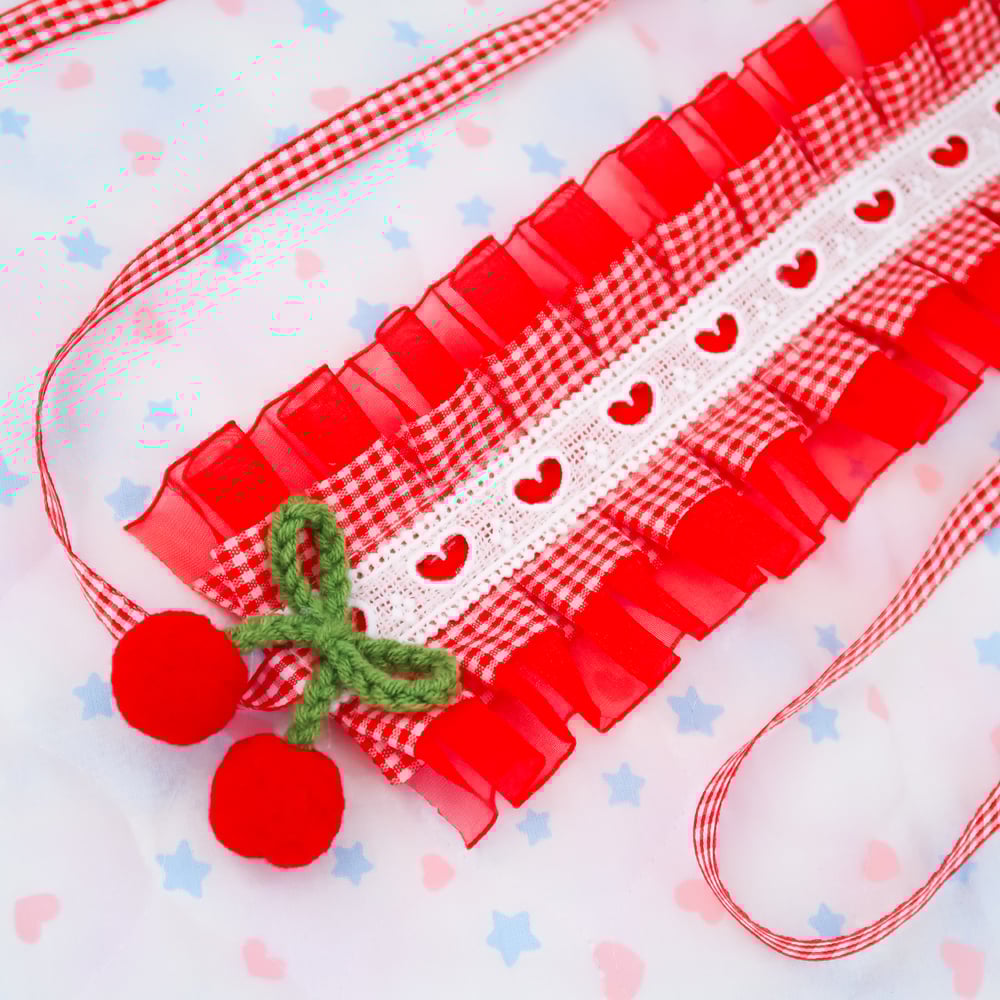 Cherry Headdress: Red
