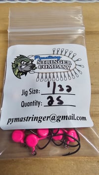 Image 1 of 1/32 oz. Pill head jig in a 25 pk