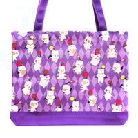 Image 1 of Moogle Zipper Tote Bag