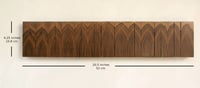 Image 5 of Wooden end grain coat rack, 8 hooks