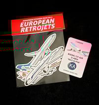 SPECIAL OFFER: European Retrojets Sticker Pack Plus TUI 737-800 Pin Badge