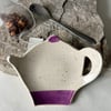 TEA POT - USED TEA BAG / SPOON REST