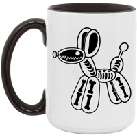 Balloon Dog Skeleton 15oz Ceramic Mug