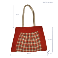 Image 7 of Penny Lane Pleated Tent Tote