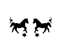 galoping horses