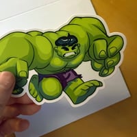 Image 2 of CHIBI HULK 4" STICKER