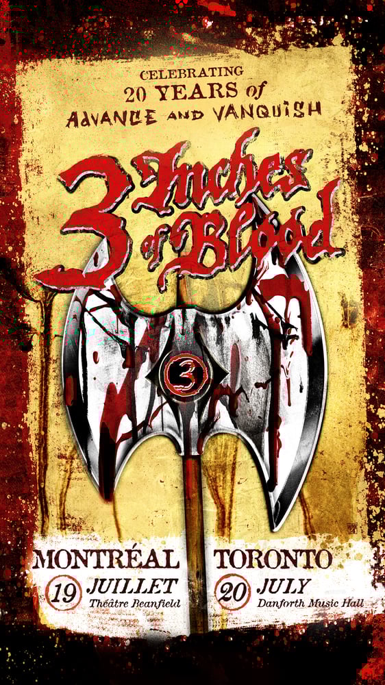 Image of Silk screened poster, signed by the band