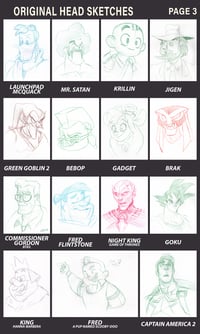Image 10 of Original Art: Head Sketches & Busts