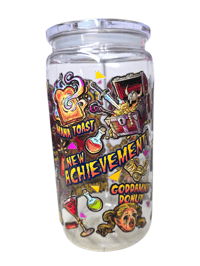 Image 3 of Dungeons and Carls 16oz plastic cup with lid