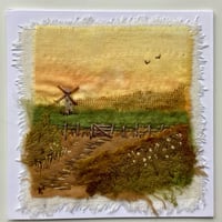 Image 5 of Original hand-stitched greetings card