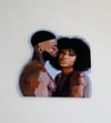 He Loves Me Sticker.