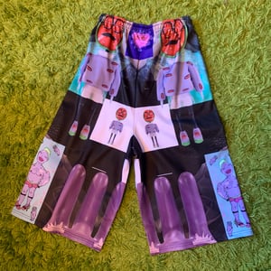 Image of Gooped! Collection "Clash-Print" Baggy Shorts
