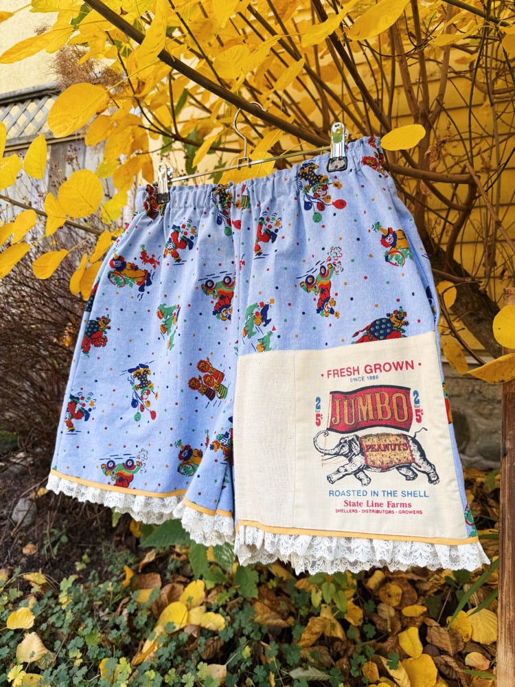 Image of High Waisted Ruffle Shorts — Jumbo