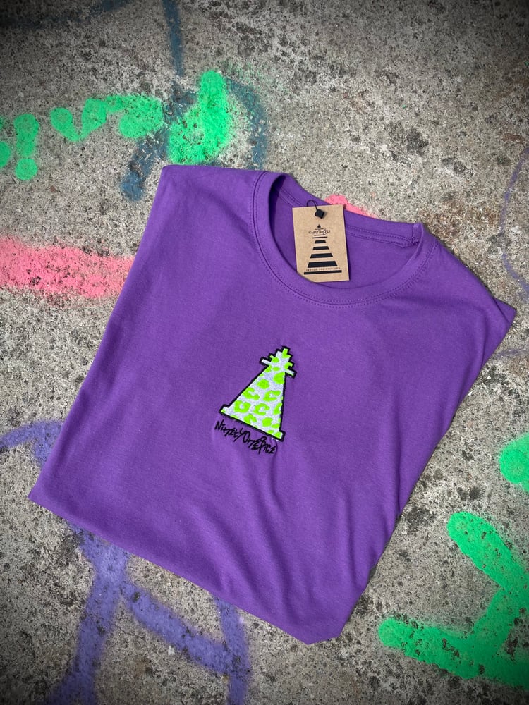 Image of Purple Leopard Lighthouse Tee